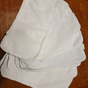 Set of 10 cloth diaper inserts